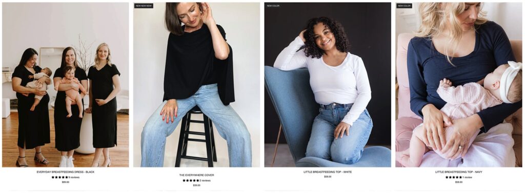 MLM Brand nursing tops.